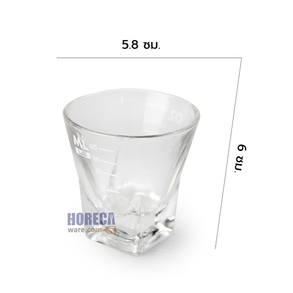 แก้วเอสคิว พิมพ์สเกล ตรายูเอสเอ