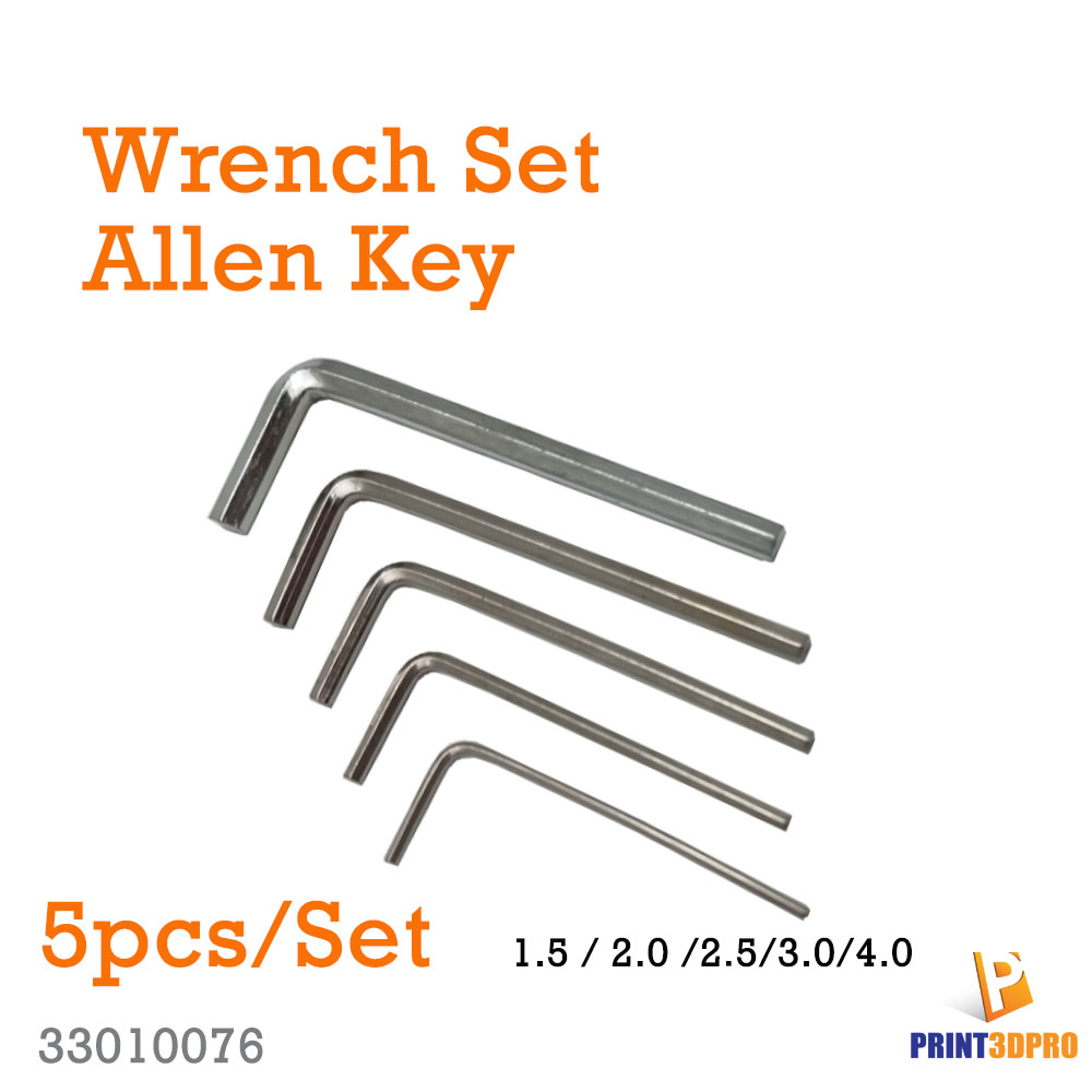 3D Tool Wrench Set Allen Key L ประแจหกเหลี่ยม