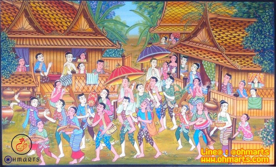 ภาพวาดวิถีไทย I0004