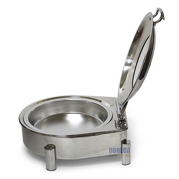 ชุดอุ่นอาหารทรงกลม+ฮิตเตอร์ไฟฟ้า ฝาปิดโช้คช่องกระจก บอส