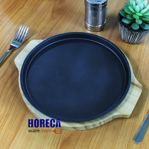 ชุดกระทะร้อนกลม 22ซม. พร้อมไม้รอง ตราเอ็มเวล