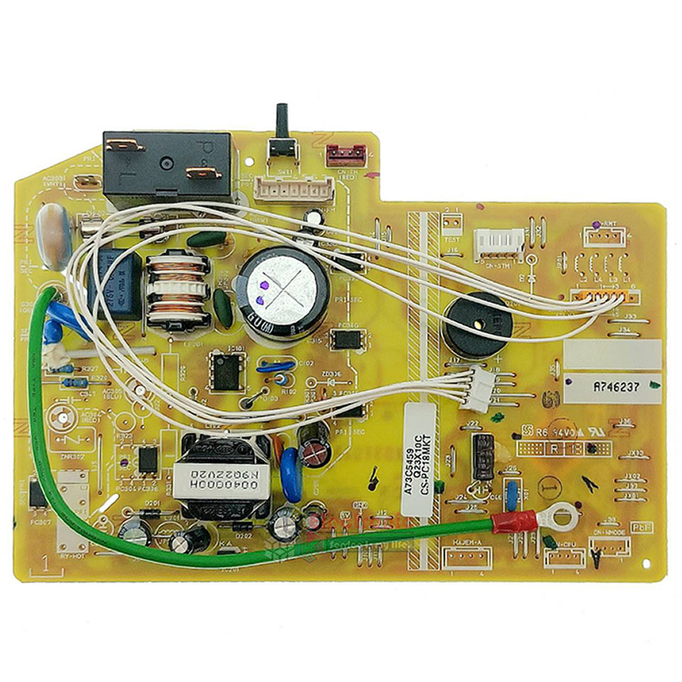 แผงบอร์ดแอร์คอยเย็นPANASONIC-พานาโซนิค รุ่น CS-PC18MKT/CS-PC18NKT/CU-PC18MKT-อะไหล่ใหม่แท้บริษัท #อะไหล่แอร์PANASONIC