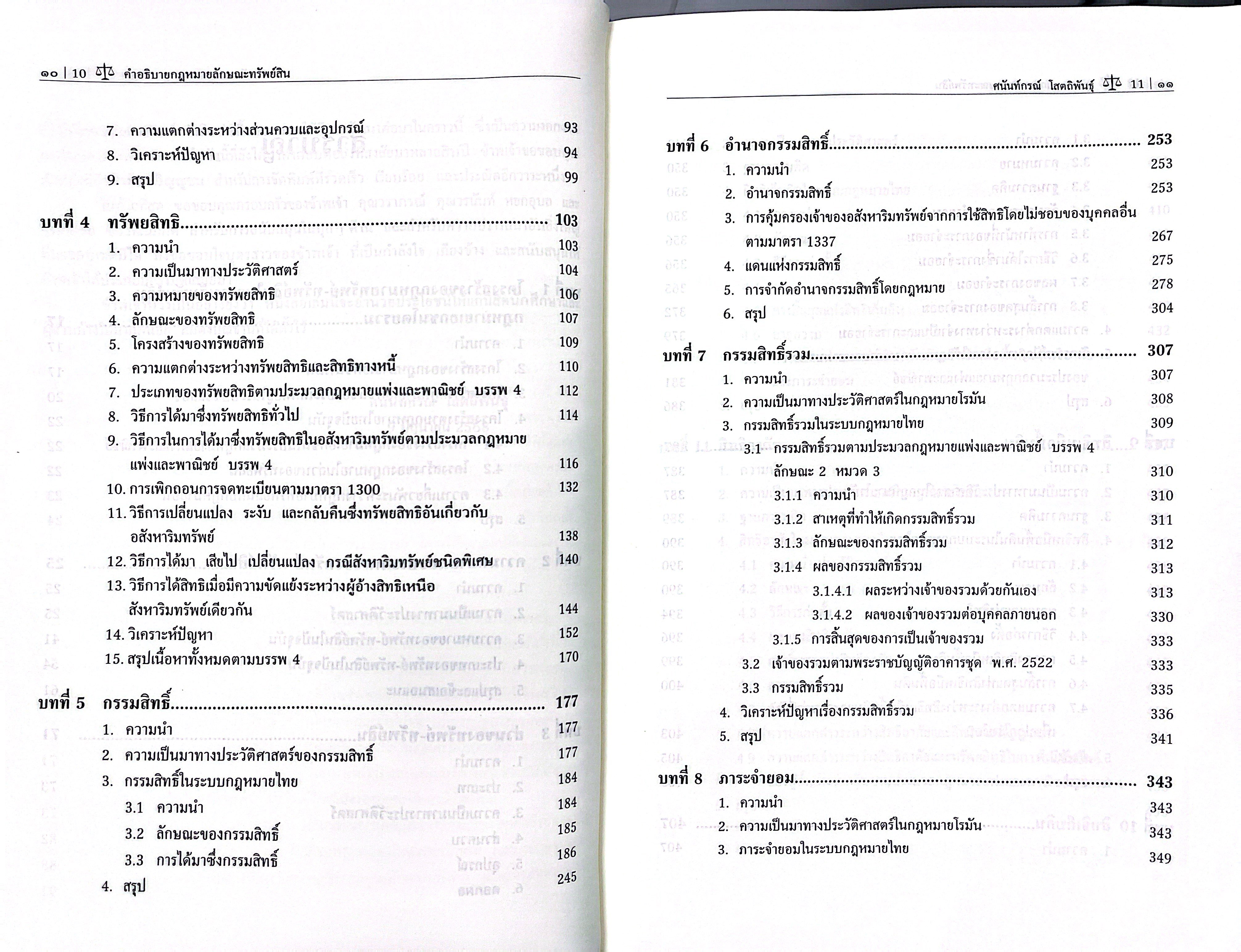คำอธิบาย กฎหมายลักษณะ ทรัพย์สิน / โดย : ศ.ดร.ศนันท์กรณ์ โสตถิพันธ์ุ