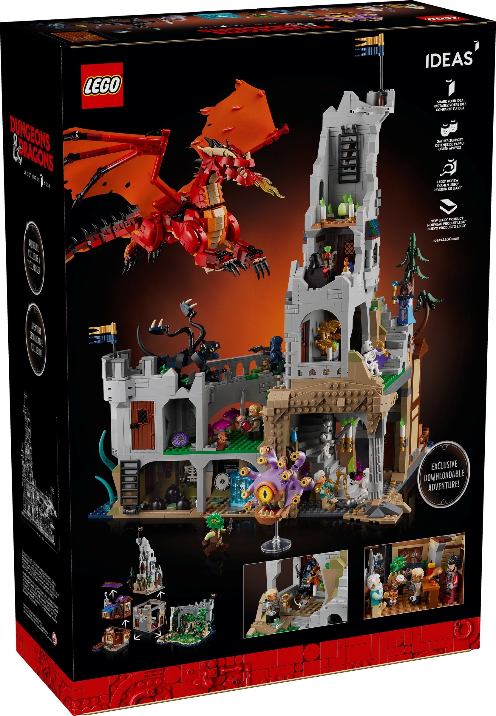 LEGO Ideas เลโก้ 21348 Dungeons & Dragons: Red Dragon's Tale