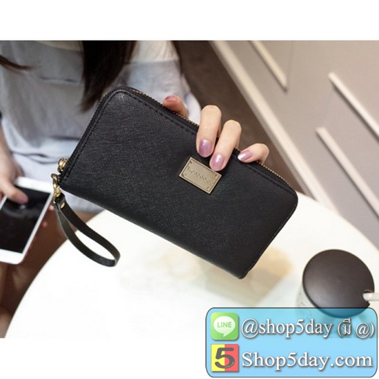 กระเป๋าสตางค์ แฟชั่น กระเป๋าตังหนังใบยาว