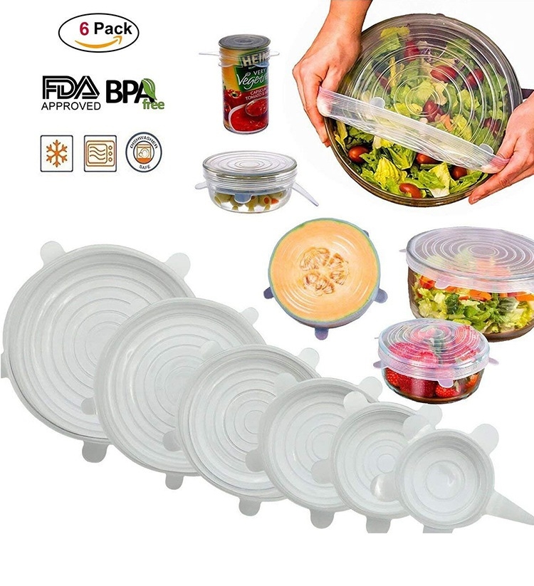 ฝาปิดถนอมอาหาร set 6 ชิ้น