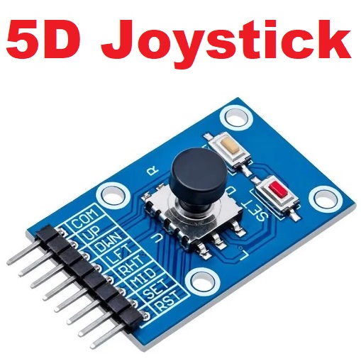 Five-way navigation buttons for 5D games Joystick module, independent navigation buttons จอยสติ๊ก คุม 5 ทิศทาง