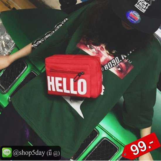 🔥กระเป๋าแฟชั่น สะพายข้าง Hello ฟิล่า No.Hello 99-M
