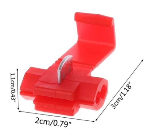 wire connector 0.5-1.5 sq.mm. non-destructive break-free wire splitter stripping-free plug-in terminal block
