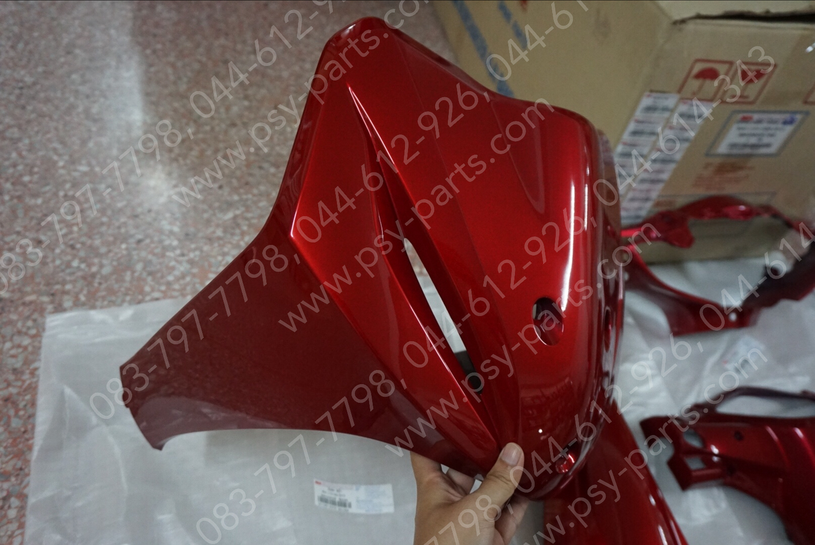 พลาสติกชุด WAVE 110-I/14, WAVE 110-I/12 สีแดงบรอนซ์ (R340)