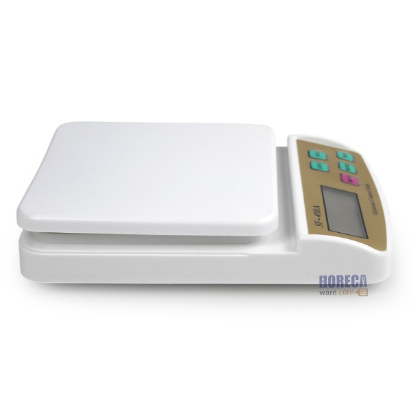 ตาชั่งดิจิตอล 10Kg ตัวขาว sf400A เปเป้