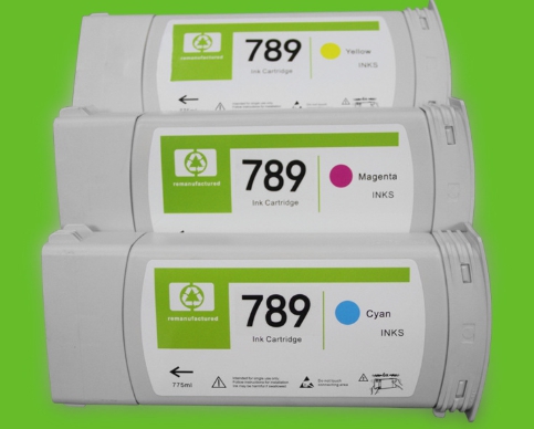 หมึกHP 789 775ml Cyan Latex Designjet Ink Cartridge (CH616A)เทียบเท่า