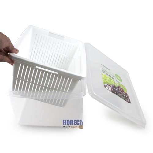 Food storage box + grid 12.6 liters LM-01 Keyway brand