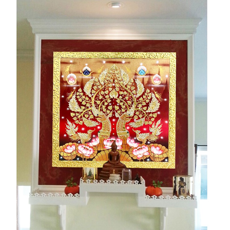 ภาพวาดต้นโพธิ์ A0219