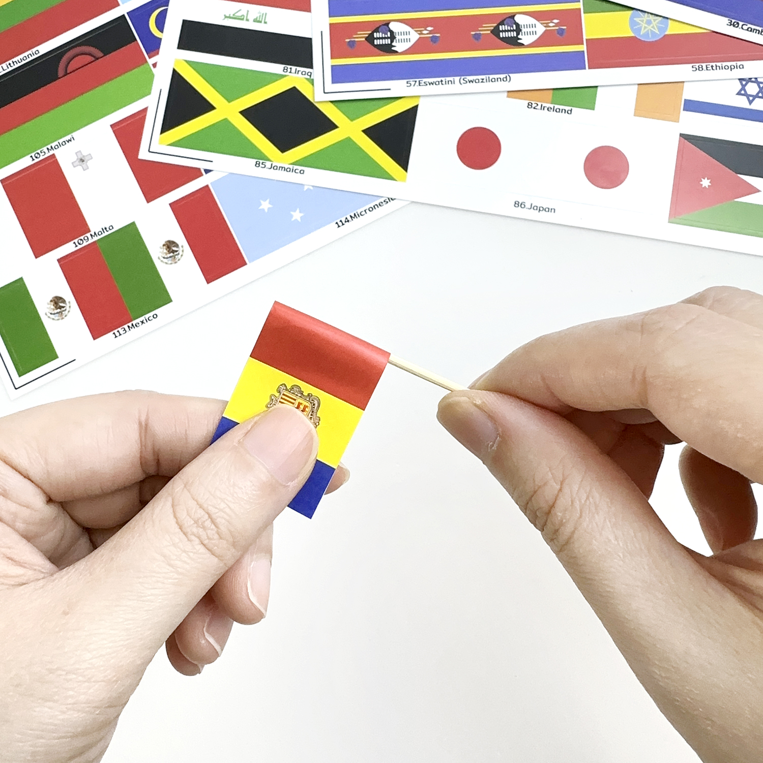 สติกเกอร์ธงชาติ (World Flags Sticker)