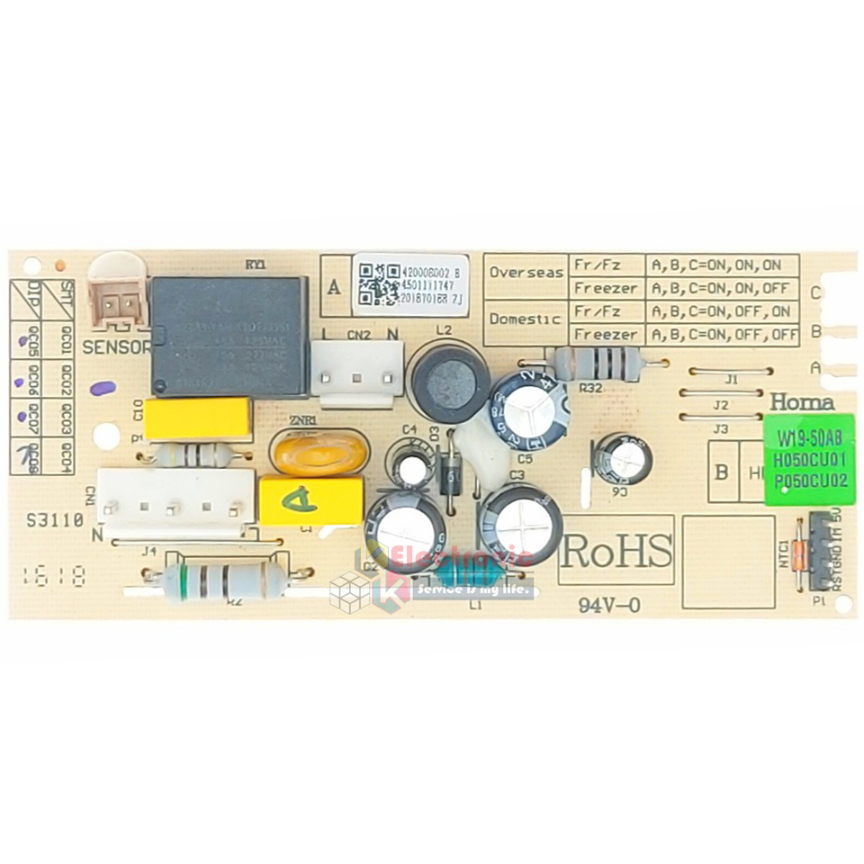 แผงบอร์ดควบคุมตู้แช่ Sanden Intercool-(ซันเดนท์ อินเตอร์คูล)สำหรับ SNH-0105/SNH-0155/SNH-0205/SNH-0265/SNH-0355/SNH-0455-อะไหล่แท้
