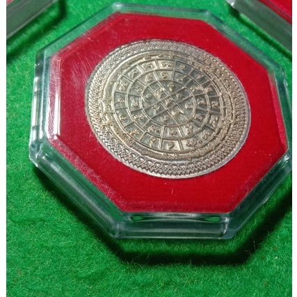 เหรีญหนุนดวง รุ่นที่1 ปี2563 วัดหน้าพระบรมธาตุนครศรีธรรมราช รับประกันของแท้100%