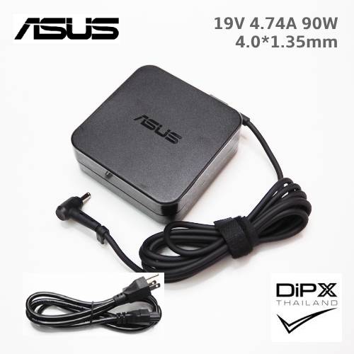 Adapter ASUS 19V 4.74A 90W (4.0x1.35mm) Slim สินค้าใหม่แท้ แถมสายไฟ