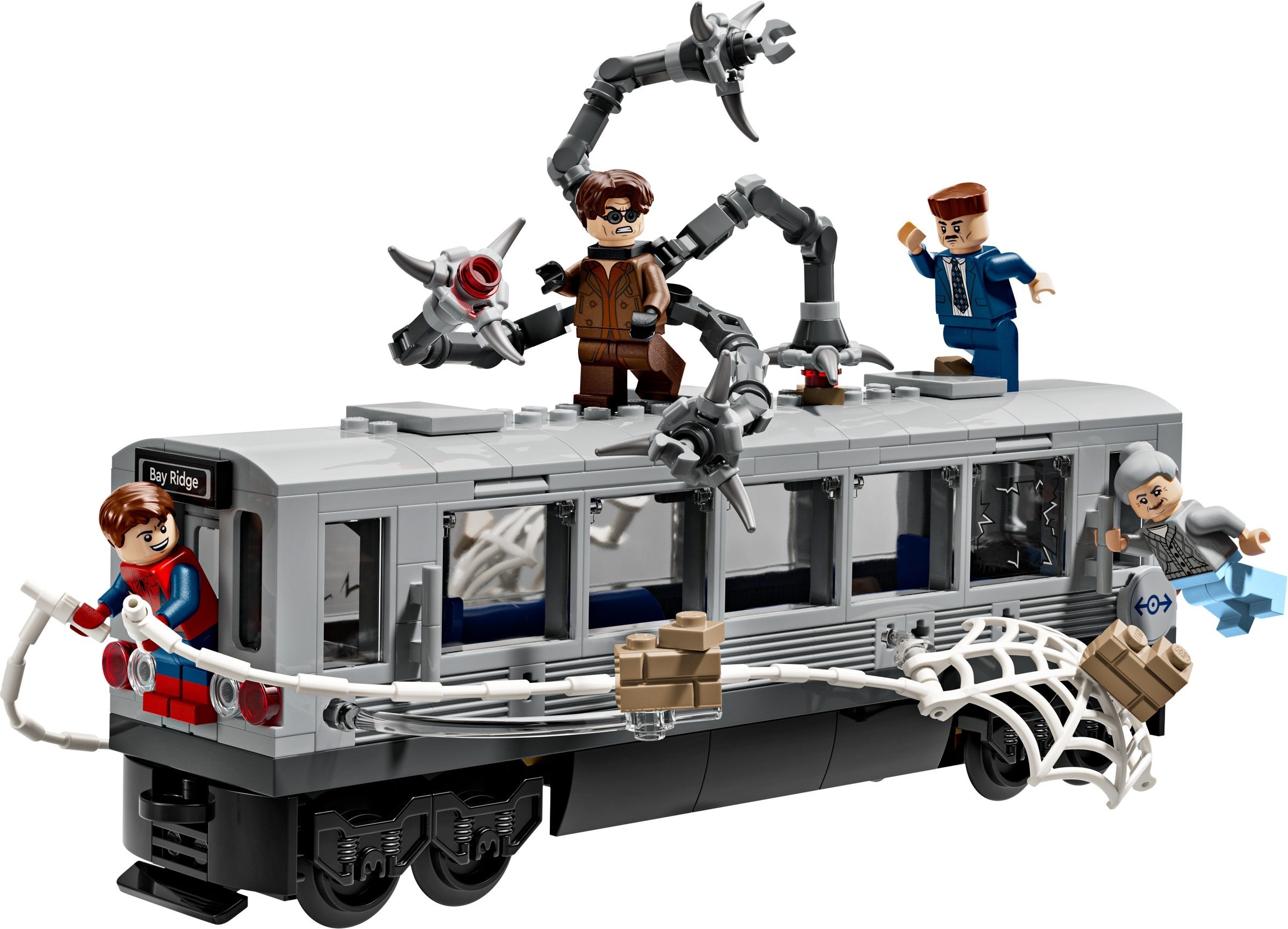 LEGO Super Heroes Marvel เลโก้ 76321 Spider-Man vs. Doc Ock Subway Train Scene