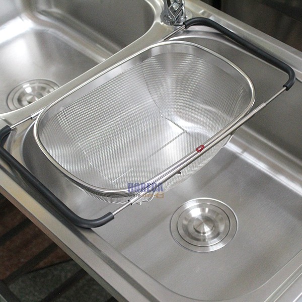 Square mesh basket, adjustable, 33x24cm, US