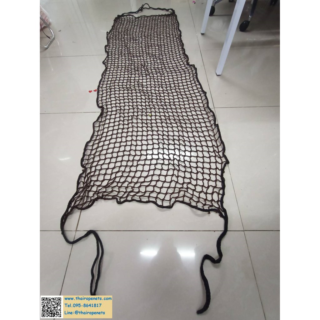 ตาข่ายกั้นราวบันได กันตก ระเบียง ขนาด 80 x 200 cm. สีน้ำตาล⭐️สินค้าพร้อมส่งค่ะ⭐️