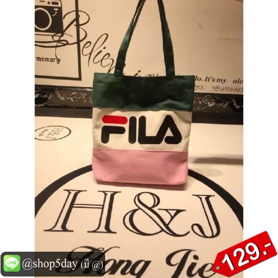 🔥กระเป๋าแฟชั่น ผ้าสะพายข้าง Fila ฟิล่า No.flla 129-C