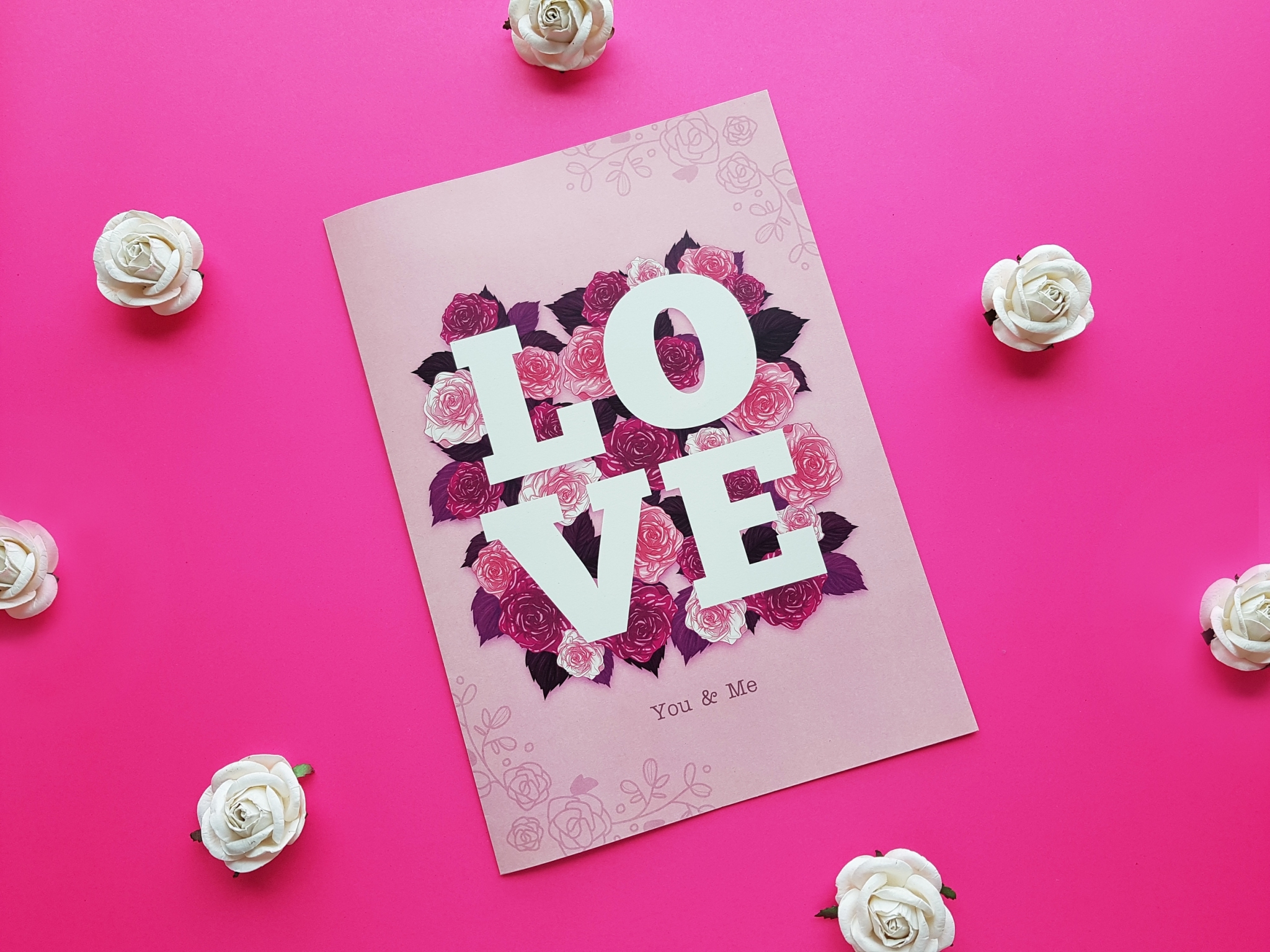 การ์ดอวยพรไซต์ใหญ่ Valentine Big Card