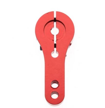 แขนยึดเซอร์โวมอเตอร์ สีแดง 25T Metal ALUMINIUM Red color Servo Horn Rocker Arm RC Servo motor