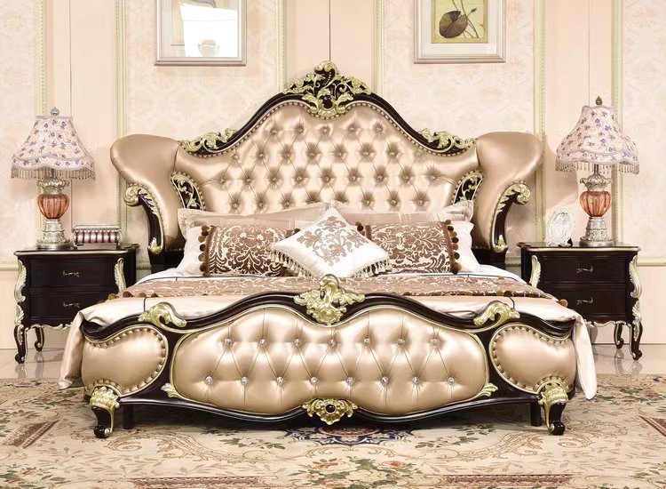 เตียงเจ้าหญิง เตียงหลุยส์ เตียงนอนหลุยส์ รุ่น Dearna