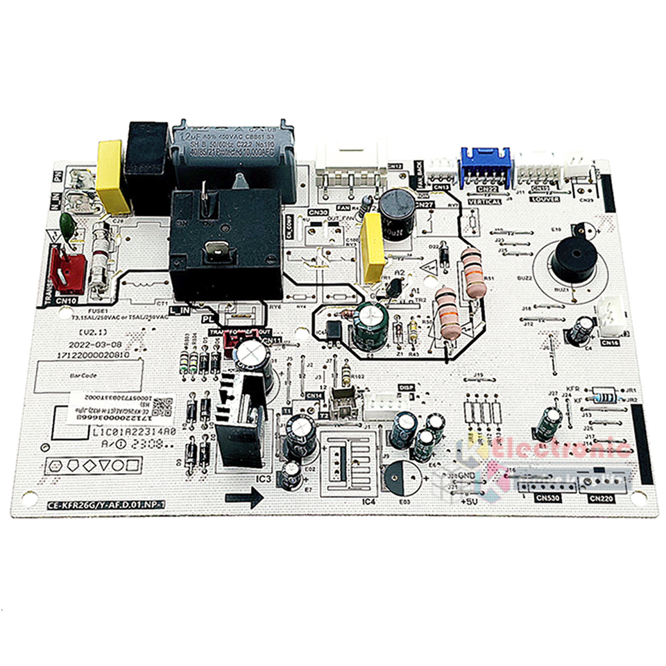 แผงบอร์ดแอร์คอยเย็นMIDEA-ไมเดีย รุ่น MSAEB-12CRN8-PC6-อะไหล่ใหม่แท้บริษัท #อะไหล่แอร์MIDEA
