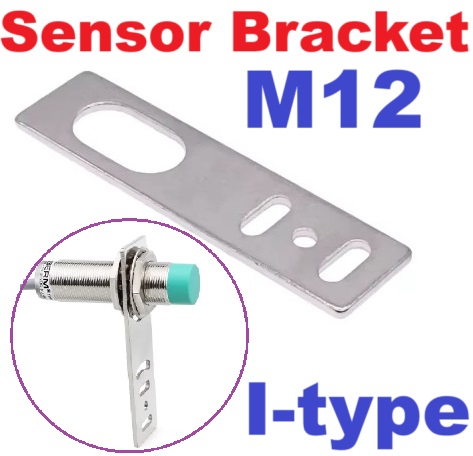 Proximity sensor bracket M12 I-type Mounting straight Bracket Support ขายึดเซนเซอร์ ที่ยึดเซนเซอร์