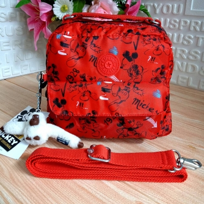 Kipling กระเป๋าสะพายข้าง DISNEY'S 🌺มี 7ลาย