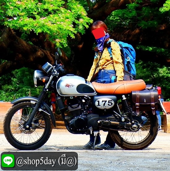 🔥 กระเป๋ารถมอเตอร์ไซค์ วินเทจ-คลาสสิค Kawasaki W175, W175SE