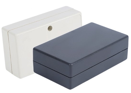 กล่องพลาสติก 72*42*22 mm. สีดำ (ไม่รวมน็อต) Plastic shell junction box instrument case over-wire box fixture box Black color (No screws)