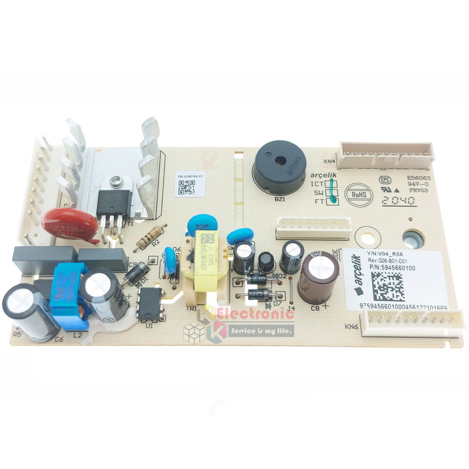 แผงตู้เย็น-BEKO/เบโค สำหรับรุ่น*RDNT200I50S*อะไหล่แท้/บอร์ดตู้เย็น-BEKO/เบโค สำหรับรุ่น*RDNT200I50S*อะไหล่แท้