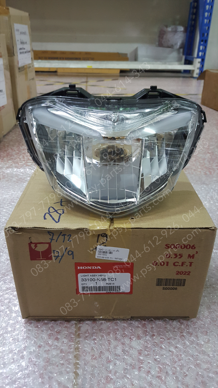 ไฟหน้า WAVE 110-I/19 แท้ๆ 33100-K58-TC1