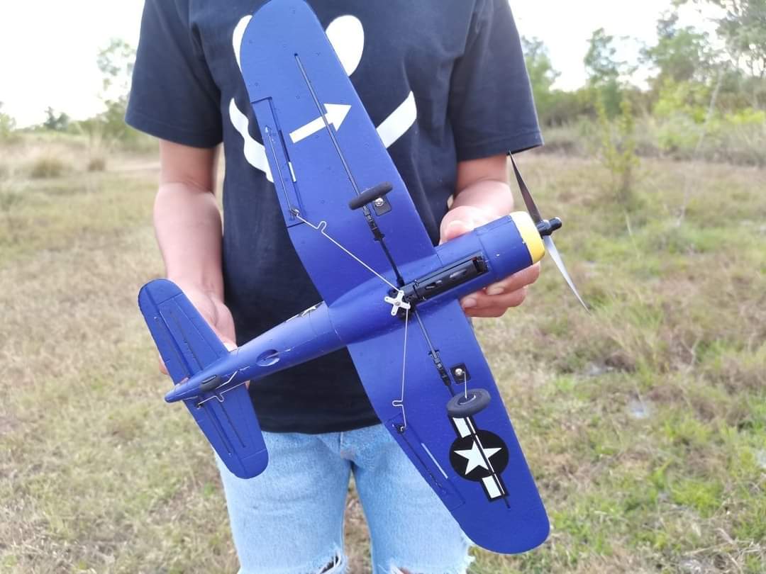 VOLENTEX RC F4U CORSAIR เครื่องบินบังคับวิทยุ 4CH 2.4 GHZ GYRO 6G ชุดพร้อมเล่น