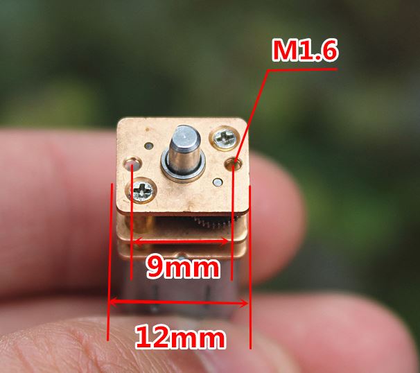 3-6V 3.7V 40 rpm DC Mini Micro N20 Gear Motor Full Metal Gearbox Large Torque