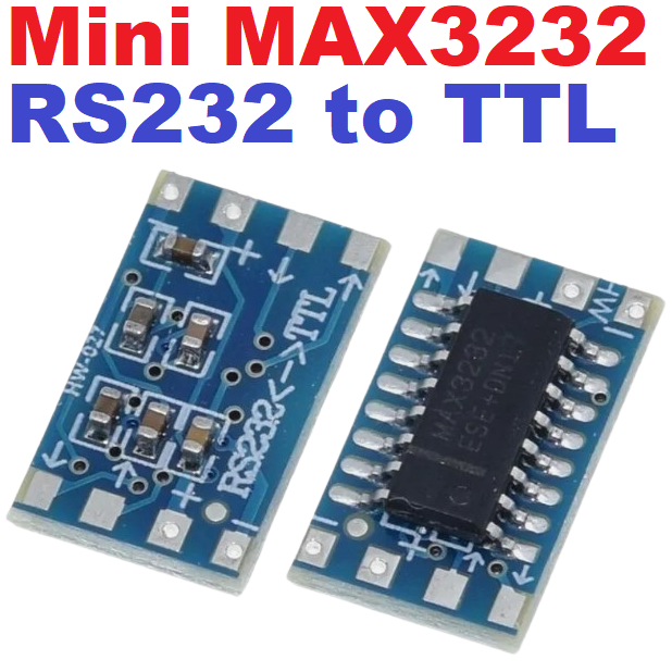 Mini MAX3232 RS232 to TTL Serial Port Leavel Converter Brush Module Connector MAX232 Flashing Board For Arduino