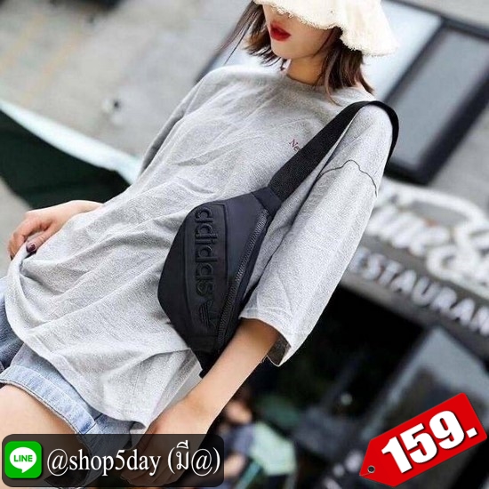 😍 แฟชั่นวัยรุ่นสุดฮิต Adidas กระเป๋าคาดอก 🚴
