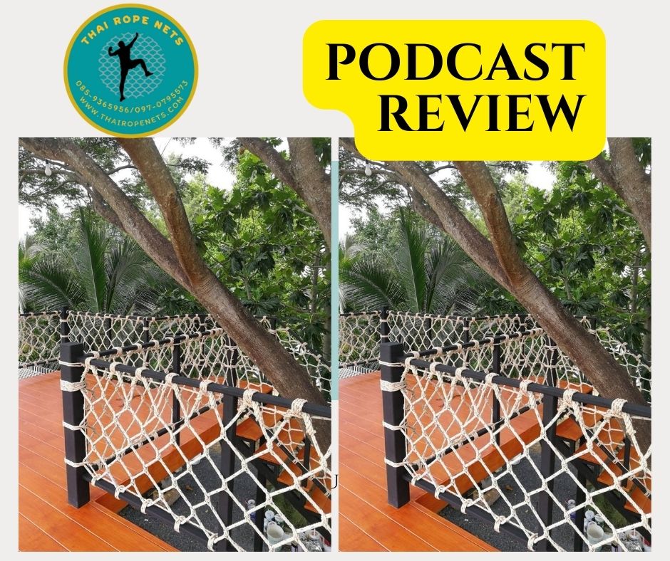 Review ตาข่ายราวสะพาน ตกแต่งทางเดิน สะพาน ตาข่ายกันตกระเบียง