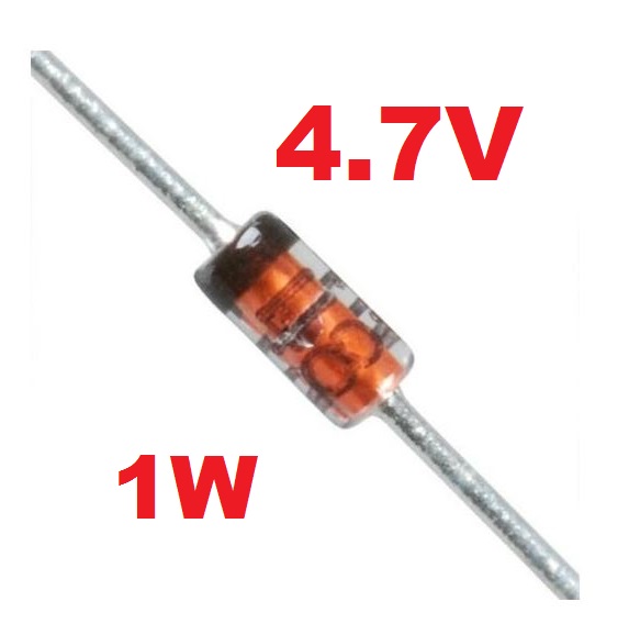 ซีเนอร์ไดโอด 1N4732A 4.7V 1W DO-41 zener diode