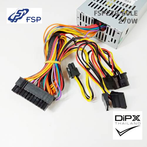 Power supply 1U FSP 270W (FSP270W-60LE) 24pin, 4pin, 2molex, 2sata (New)
