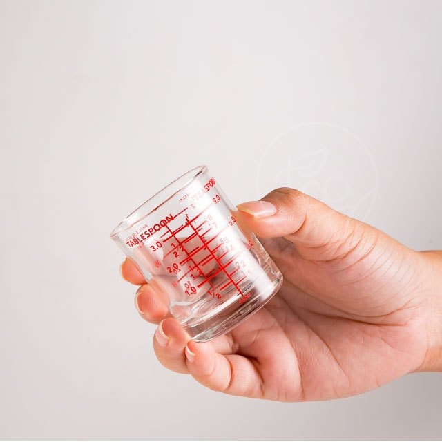 แก้วตวงส่วนผสม แก้วช็อต แก้วสเกล แก้วตวงของเหลว ขนาด 1.5 ออนซ์ บรรจุ (1 ชิ้น) จำหน่ายโดย ทีอีเอ