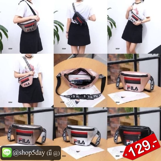🔥กระเป๋าแฟชั่น คาดอก Fila ฟิล่า No.flla 129-G