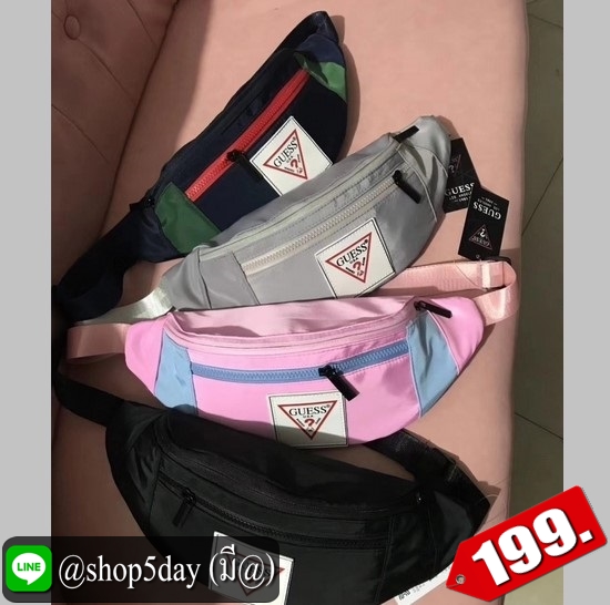 ♨️ กระเป๋าคาดอก-เอว GUESS งานป้าย ผ้าลื่น (2020)