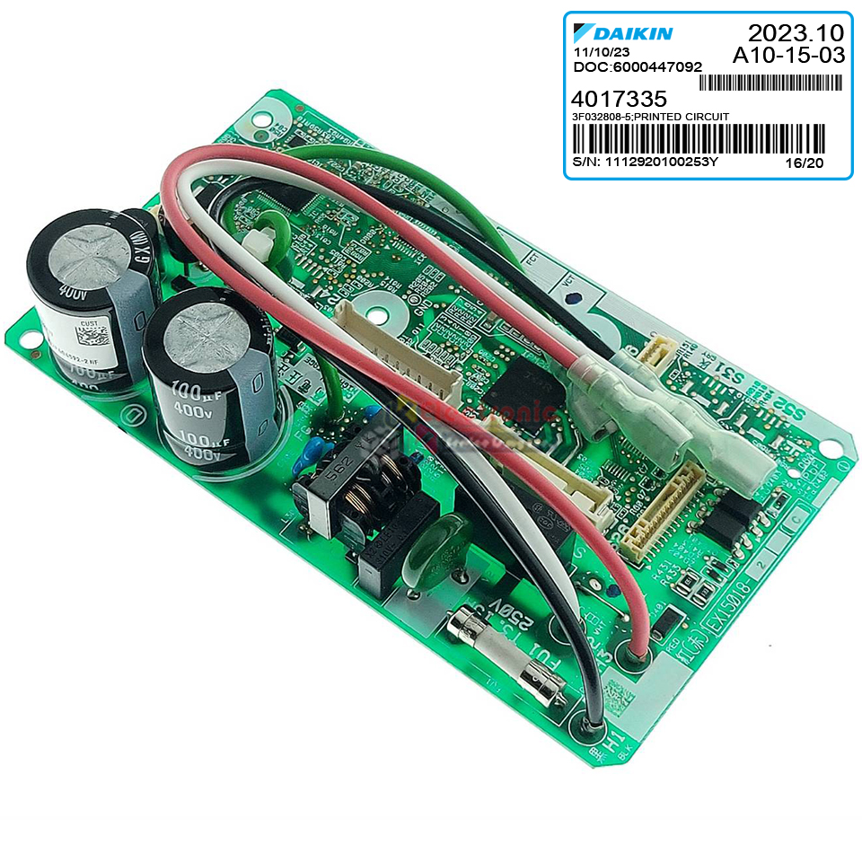 แผงบอร์ดแอร์คอยเย็นDAIKIN-ไดกิ้น รุ่น FTKC09QV2S/FTKC09RV2S-อะไหล่ใหม่แท้บริษัท #อะไหล่แอร์DAIKIN