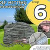 อวนตาข่ายสนามกอล์ฟ Golf netting ความสูง 6 เมตร ขนาด 1.5 mm. ช่องตา 3x3 cm.กดเลือกความยาวตามต้องการได้เลย