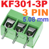 Terminal Block 3Pin Pitch 5.08mm KF301 Green color Screw Terminal Block Connector 3 Pin