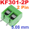Terminal Block 2Pin Pitch 5.08mm KF301 Green color Screw Terminal Block Connector 2 Pin
